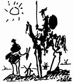 Don Quixote by Pablo Picasso